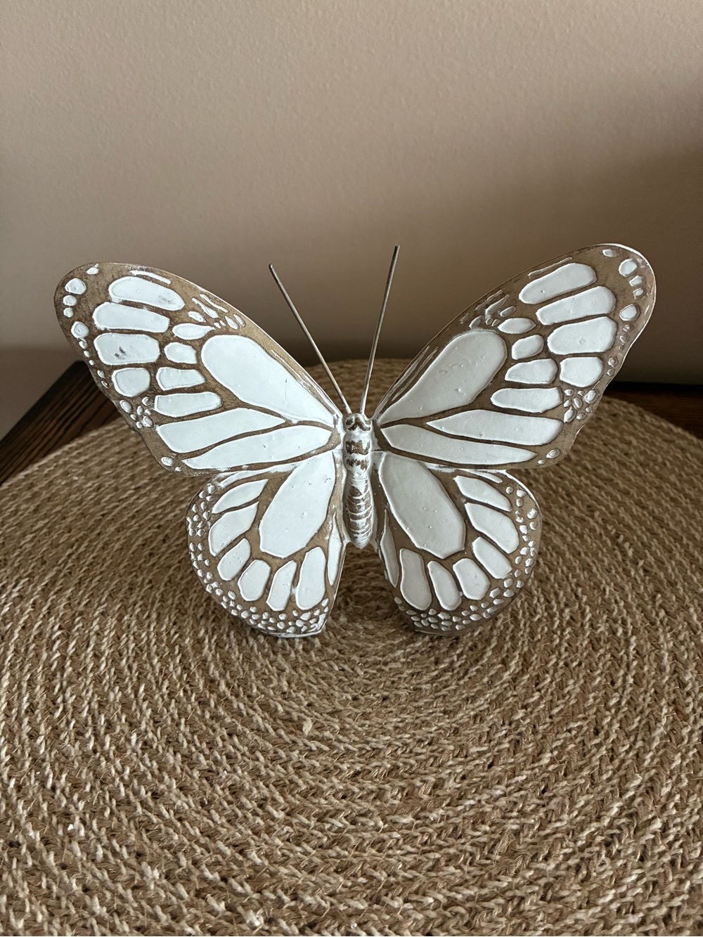 Hobby Lobby Cream and Tan Butterfly Accent Decor